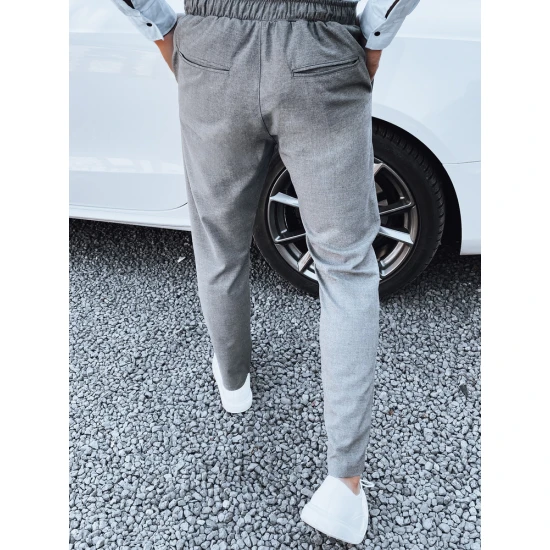 Vīriešu gaiši pelēkas bikses Ursan Klasiskās bikses