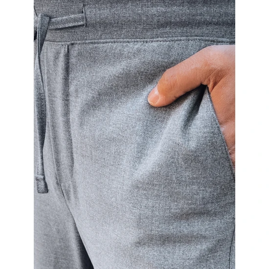 Vīriešu gaiši pelēkas bikses Ursan Klasiskās bikses