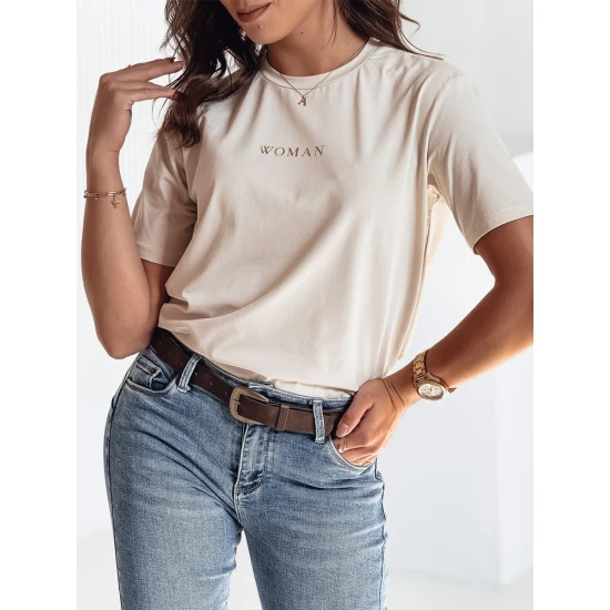 Sieviešu iedeguma T-krekls Woman T-krekls ar saukļiem