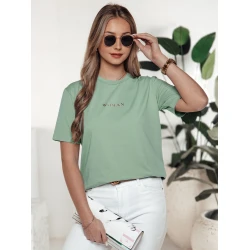 Sieviešu piparmētru T-krekls Woman