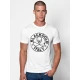 Vīriešu balts T-krekls Blackgold T-krekls ar saukļiem
