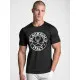 Men's black T-shirt Blackgold T-shirt with slogans