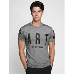 Vīriešu pelēks T-krekls Daļa