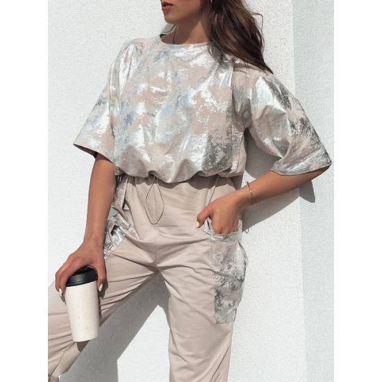 Sieviešu brūns komplekts Birweki Sieviešu uzvalki