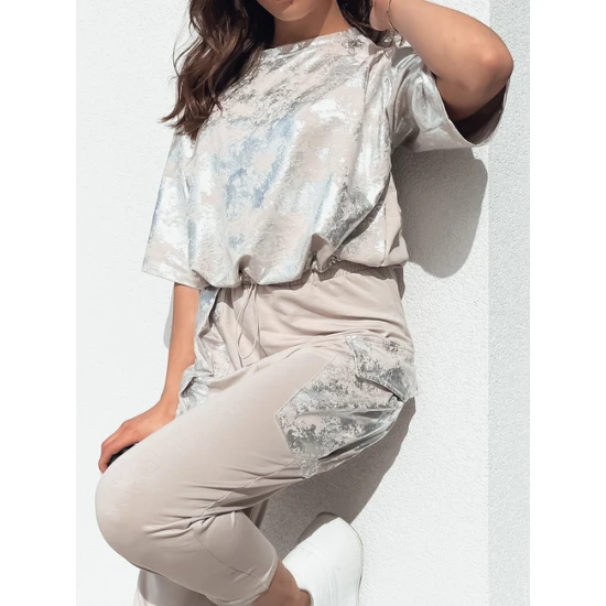 Sieviešu brūns komplekts Birweki Sieviešu uzvalki