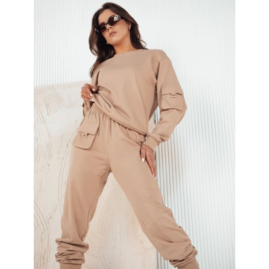 Sieviešu brūns komplekts Milak Sieviešu uzvalki