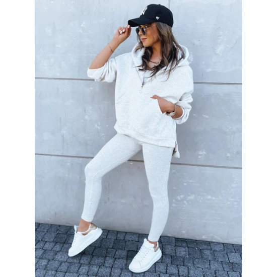 Trīsdaļīgs dāmu pelēks komplekts Kemy Sieviešu uzvalki