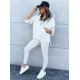 Trīsdaļīgs dāmu pelēks komplekts Kemy Sieviešu uzvalki