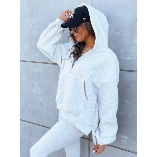 Trīsdaļīgs dāmu pelēks komplekts Kemy Sieviešu uzvalki