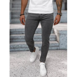 Vīriešu tumši pelēkas krāsas džinsi Fernit 