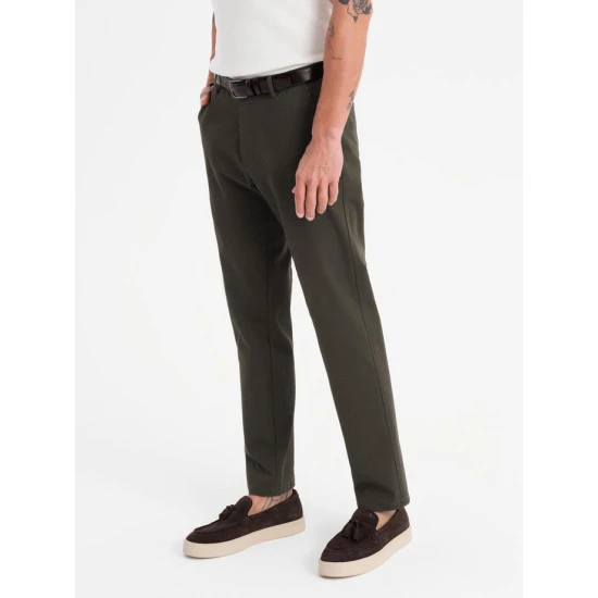 Vīriešu haki krāsas bikses Tuman Klasiskās bikses