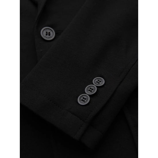 Vīriešu melna jaka Azan Jakas