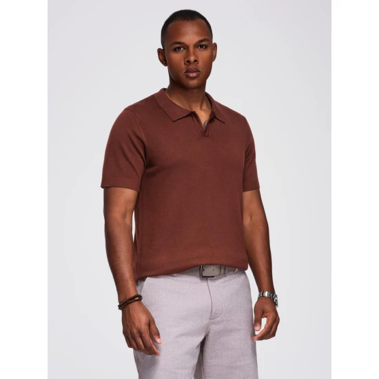 Vīriešu brūns polo krekliņš Mark T-krekls