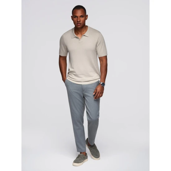 Vīriešu pelēks polo krekliņš Mark POLO T-krekls