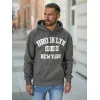 Vīriešu pelēks džemperis Brooklyn Vīriešu džemperi| Džemperi tiešsaistē