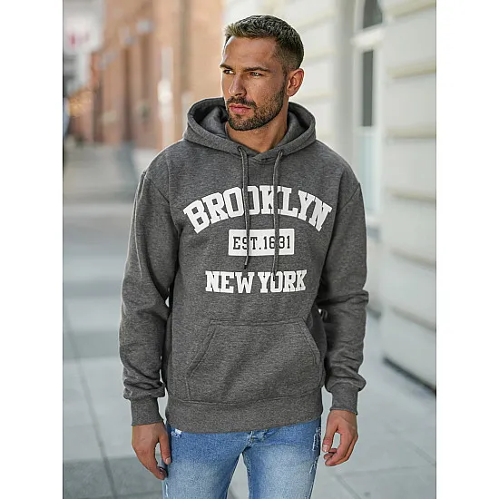 Men's grey jumper Brooklyn Men's Sweaters| Sweaters online