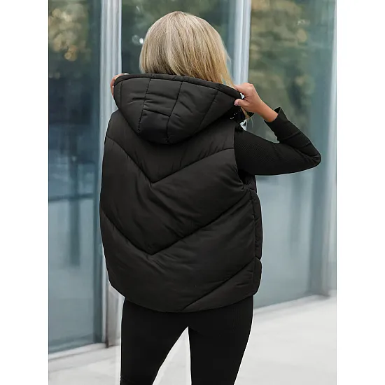 Sieviešu melna veste Gusti Sieviešu vestes