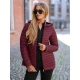 Sieviešu bordo krāsas jaka Marsi Jakas