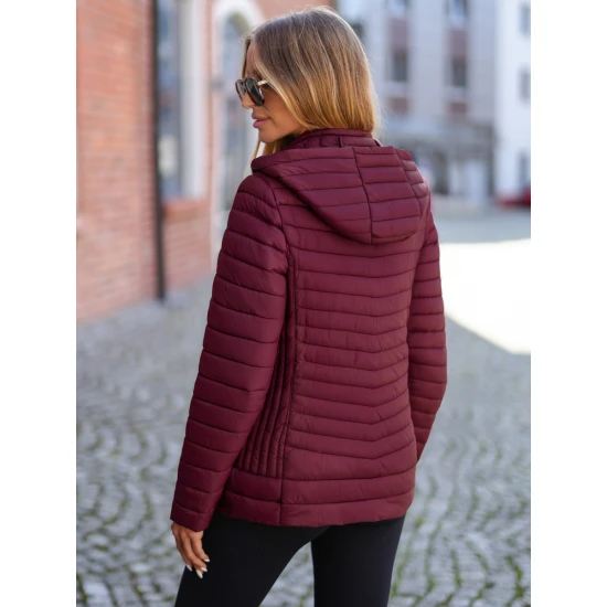 Sieviešu bordo krāsas jaka Marsi Jakas