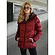 Women's quilted jacket in burgundy Emilin Women's jackets
