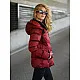 Women's quilted jacket in burgundy Emilin Women's jackets