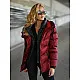 Women's quilted jacket in burgundy Emilin Women's jackets