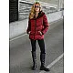 Women's quilted jacket in burgundy Emilin Women's jackets