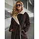 Women's quilted brown jacket Charlot Women's jackets