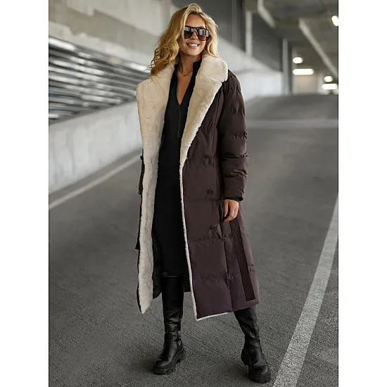 Women's quilted brown jacket Charlot Women's jackets