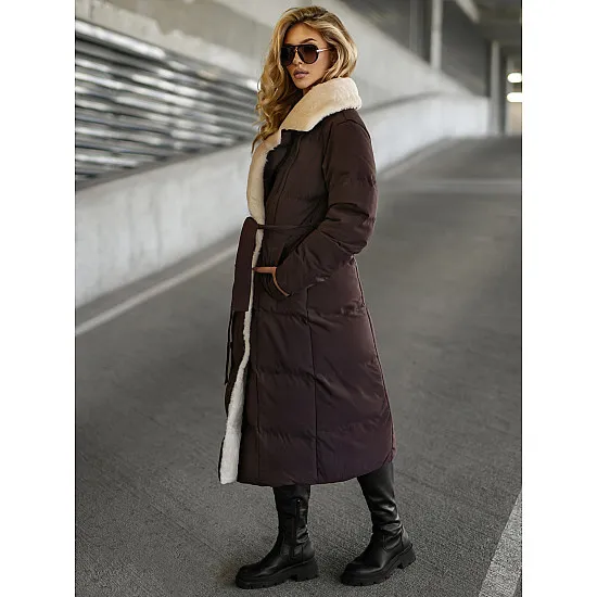 Women's quilted brown jacket Charlot Women's jackets