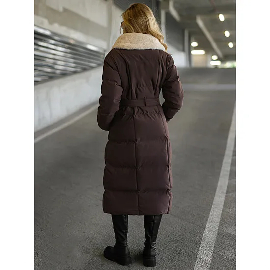 Women's quilted brown jacket Charlot Women's jackets