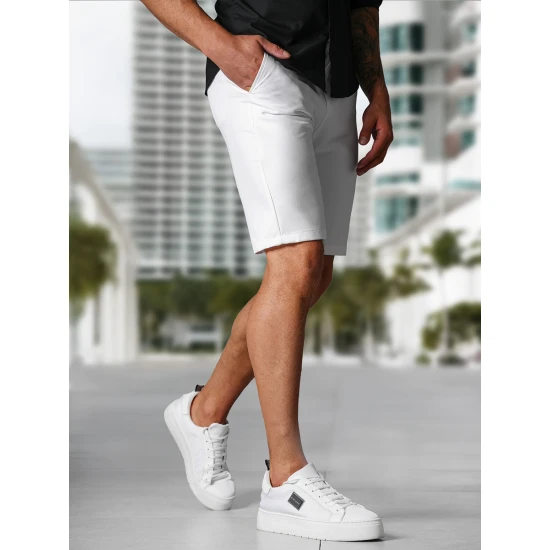 Vīriešu balti šorti Remo Šorti