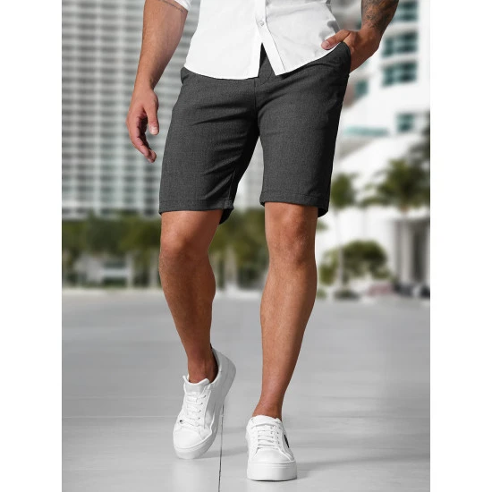 Vīriešu tumši pelēkie šorti Remo Šorti