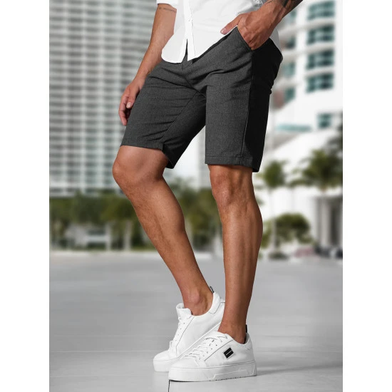 Vīriešu tumši pelēkie šorti Remo Šorti