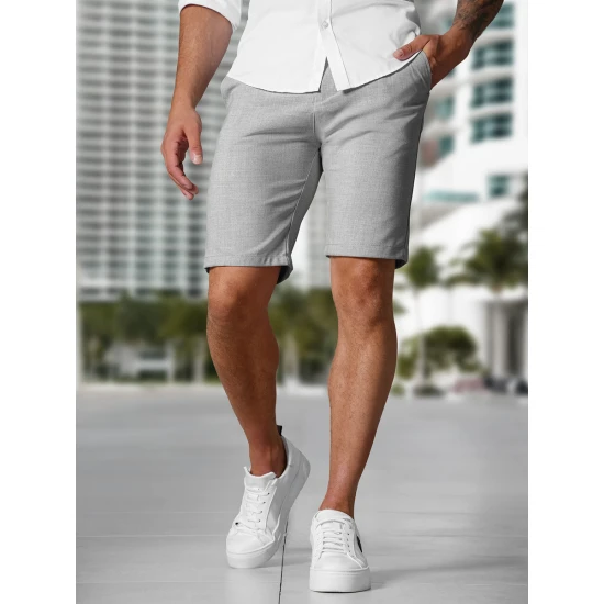 Vīriešu gaiši pelēkie šorti Remo Šorti
