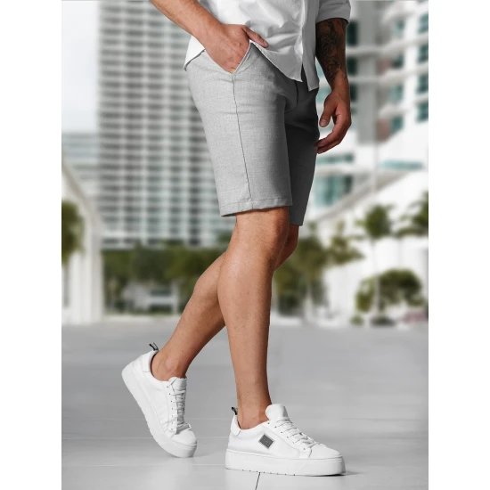 Vīriešu gaiši pelēkie šorti Remo Šorti