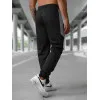 Vīriešu melnas ikdienas bikses Emit Gadījuma bikses