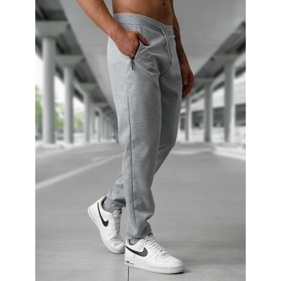 Vīriešu pelēkas bikses Rene Gadījuma bikses