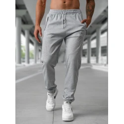 Vīriešu gaiši pelēkas ikdienas bikses Amestin