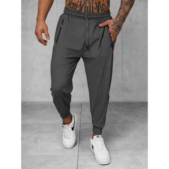 Vīriešu pelēkas ikdienas bikses Arben Gadījuma bikses