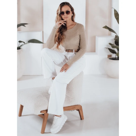 Sieviešu brūns kardigāns Gino Blūzes un krekli