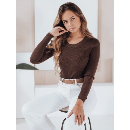 Sieviešu brūns džemperis Gino Sieviešu džemperi