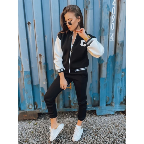 Sieviešu melns sporta kostīms Celia Sporta tērpi