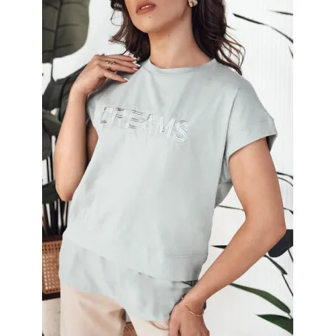 Sieviešu pelēks Dreams T-krekls T-krekls ar saukļiem