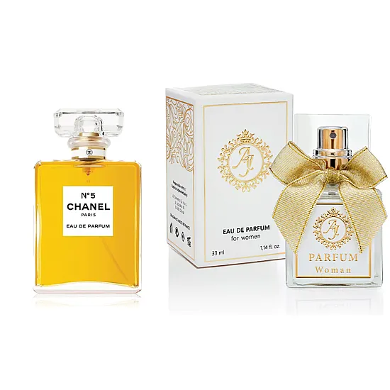 AJ Deluxe Nr101 smaržas, iedvesmotas no Chanel - N°5 100 ml EDP AJ Deluxe Sievietes French Perfumes