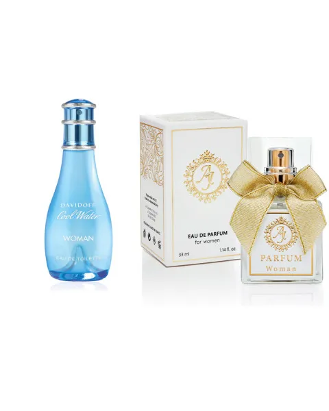 AJ Deluxe Nr152 Davidoff iedvesmotās smaržas - Cool Water Woman 2 ml EDP