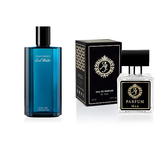 AJ Deluxe Nr201 smaržas, ko iedvesmojis Davidoff - Cool Water Edt 100 ml AJ Deluxe vīriešiem French Perfumes