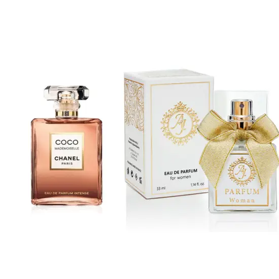 AJ Deluxe Nr583 smaržas, iedvesmotas no Chanel - Coco Mademoiselle Intense 33 ml AJ Deluxe Sievietes French Perfumes
