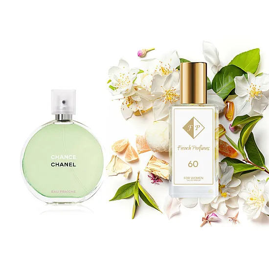 No60 smaržas iedvesmojis Chanel - Chance eau de Fraiche 104 ml EDP FP sievietēm French Perfumes