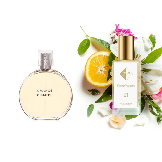 No61 smaržas iedvesmojušās no Chanel - Chance 60 ml EDP FP sievietēm French Perfumes